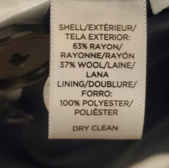 Loft Blue All Sequin Peacoat women size 4p Rare. - Picture 5 of 5